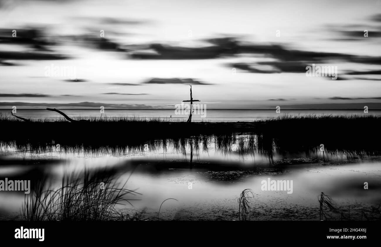 Inspirante Seascape Print Screensaver Background Art Print 2022 Banque D'Images