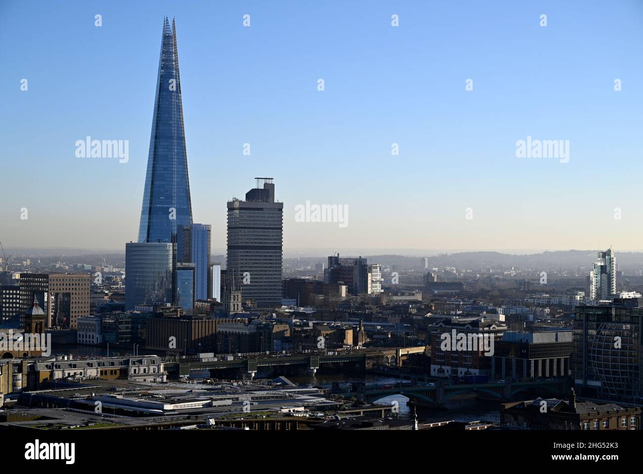 Vue sur l'hôpital Shard and Guys Banque D'Images