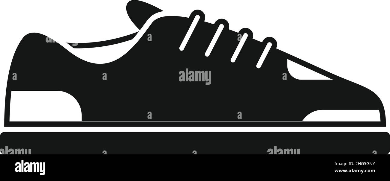 Basket chaussures Icon simple Vector.Exécuter la conception.Entraîneur homme Illustration de Vecteur