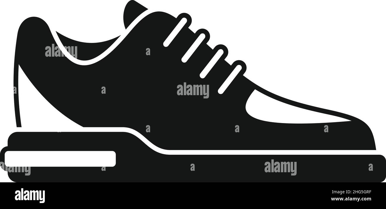 Courir icône sneaker vecteur simple.Chaussures de sport.Mode fitness Illustration de Vecteur