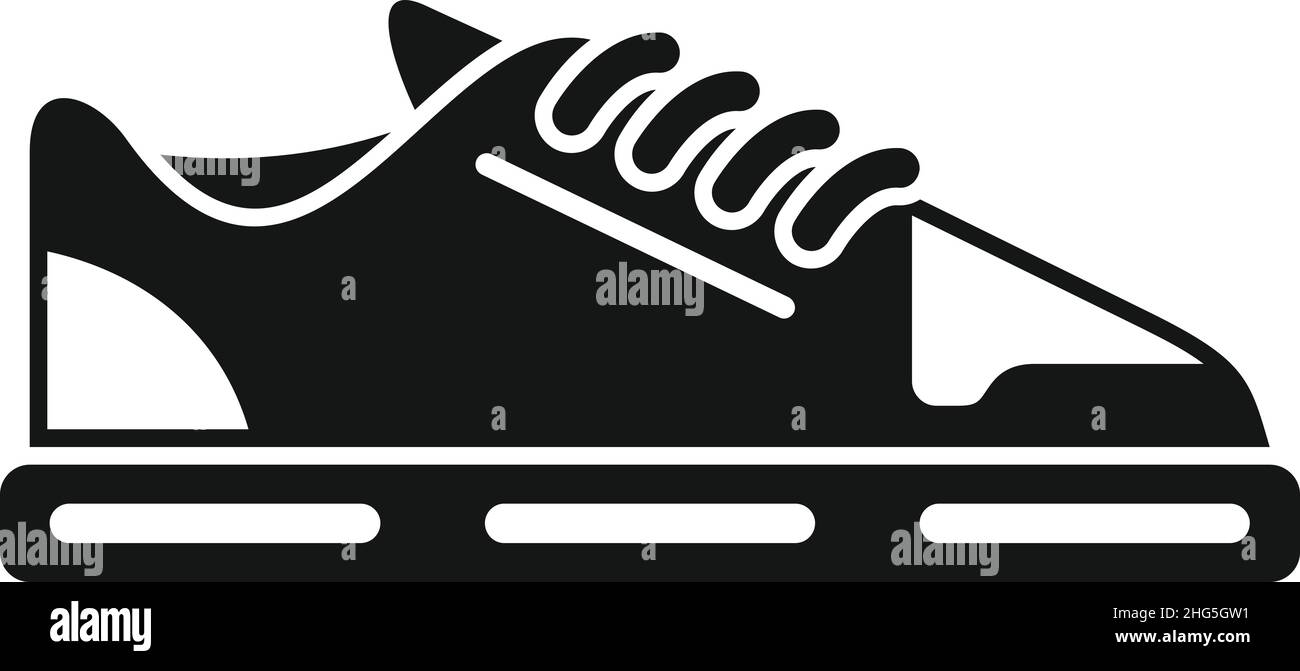 Motif sneaker, icône, vecteur simple.Chaussures de sport.Course de fitness Illustration de Vecteur