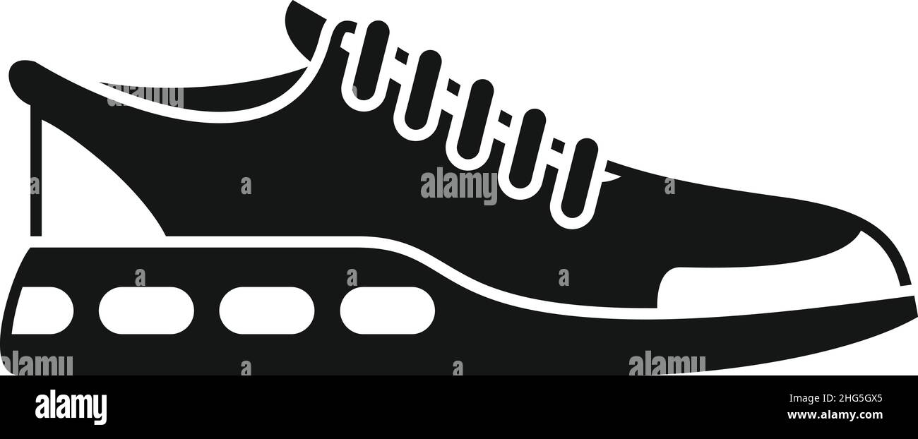 Basket de gym icône vecteur simple.Exécuter la conception.Chaussures de sport Illustration de Vecteur