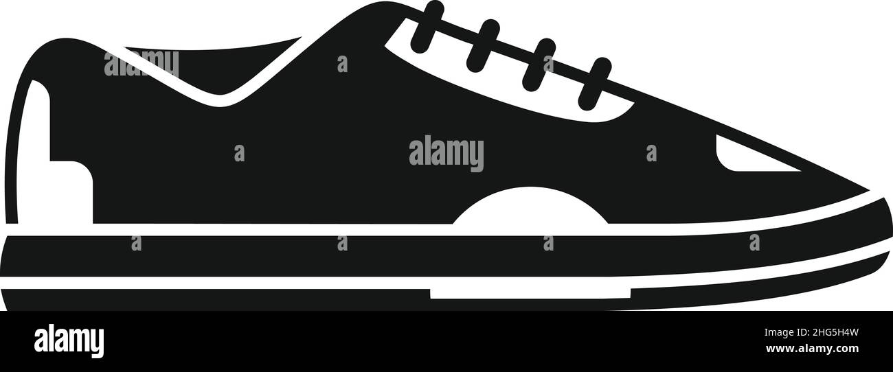 Homme Sneaker Icon simple Vector.Chaussures de sport.Courez à la mode Illustration de Vecteur