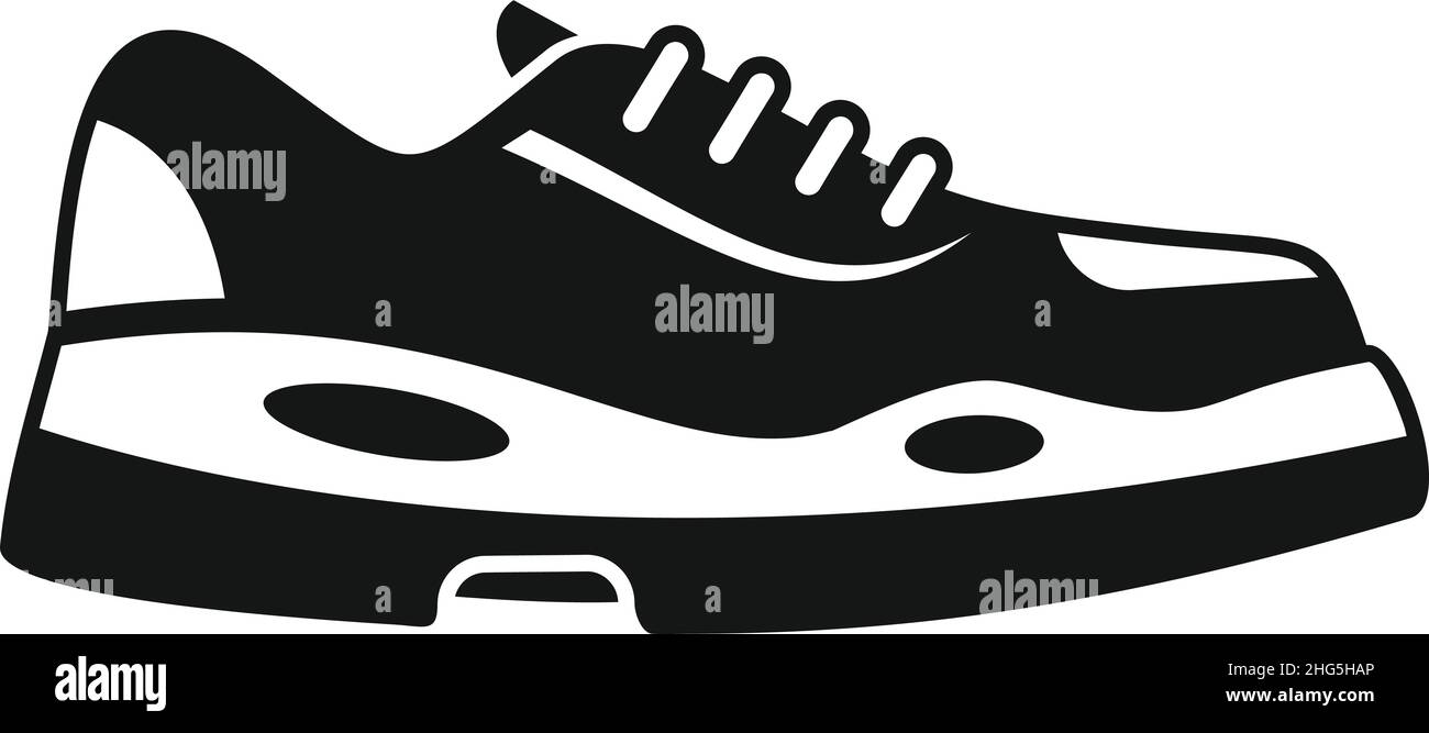 Air Sneaker Icon simple Vector.Design sport.Faites du sport Illustration de Vecteur