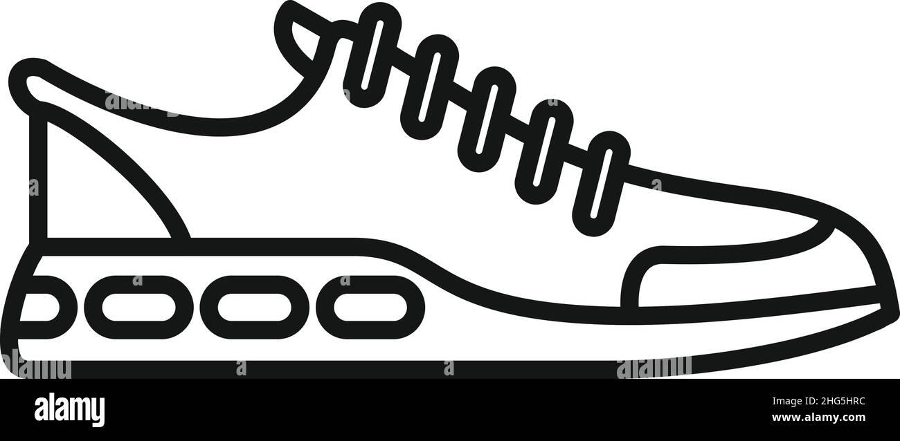 Basket de sport icône vectorisation de l'icône.Exécuter la conception.Chaussures de sport Illustration de Vecteur