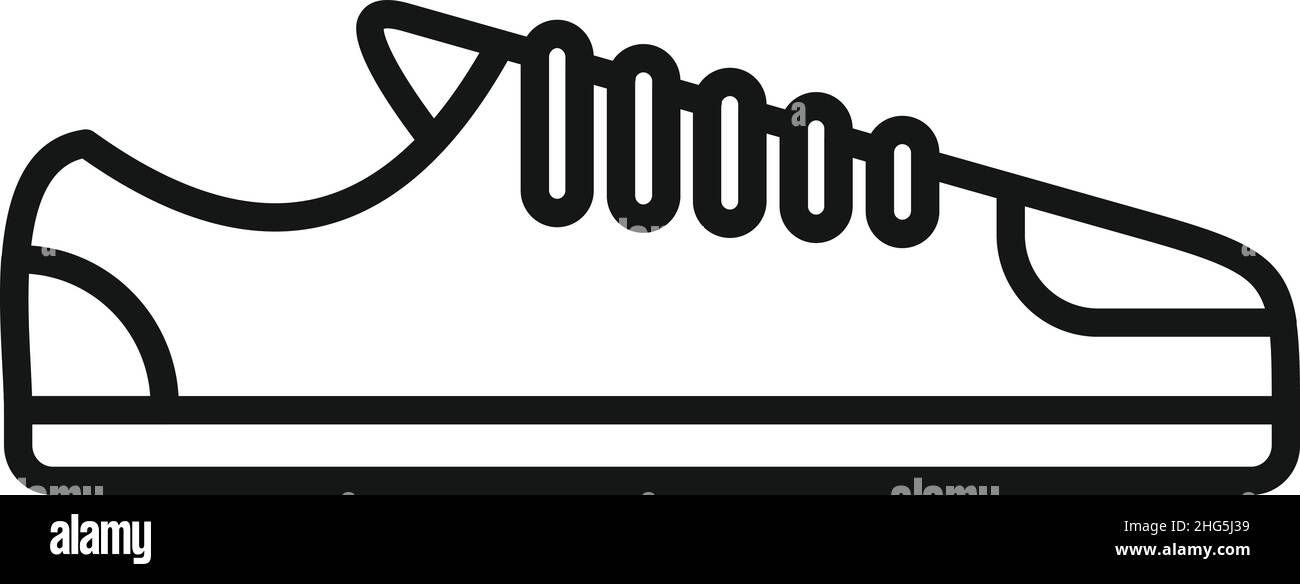Décontracté basket icône vectorisation.Chaussures de sport.Conception de chaussures Illustration de Vecteur