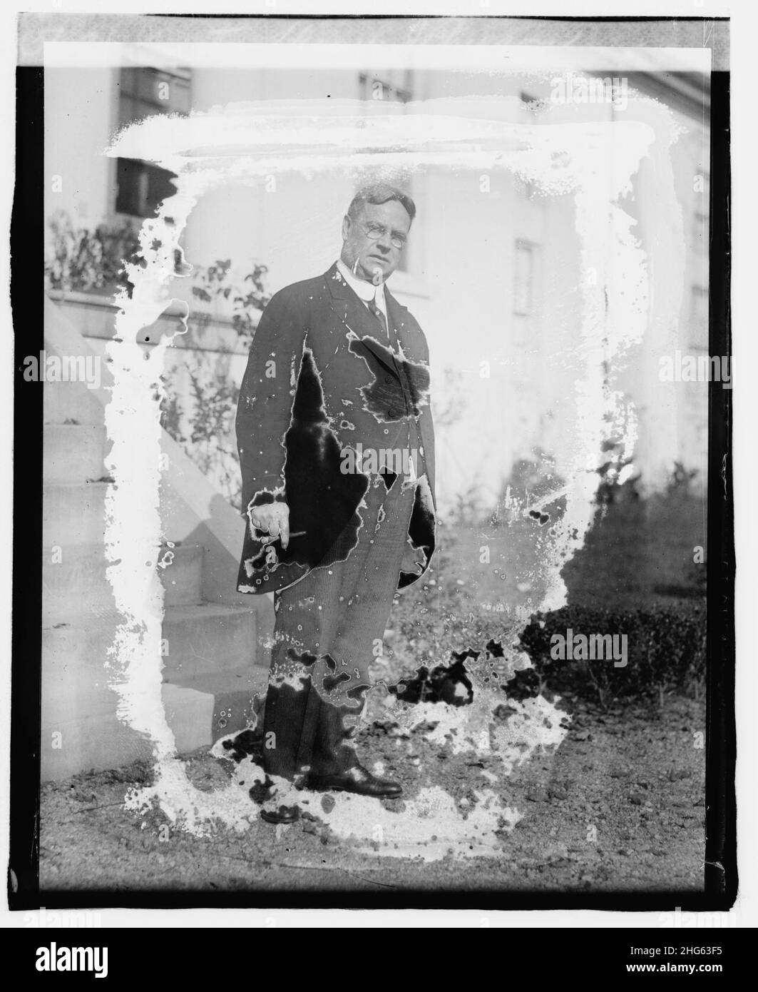 Le sénateur Hiram Johnson Banque D'Images