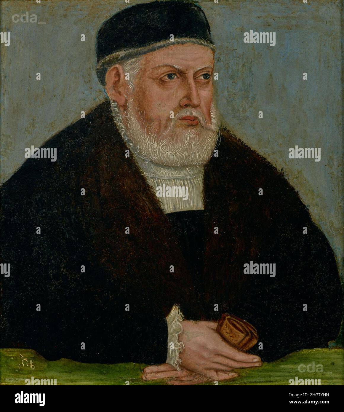 Sigismund I The Old, roi de Pologne (Zygmunt I. Stary) (PL MNK XII-536 2017 dans l'ensemble). Banque D'Images