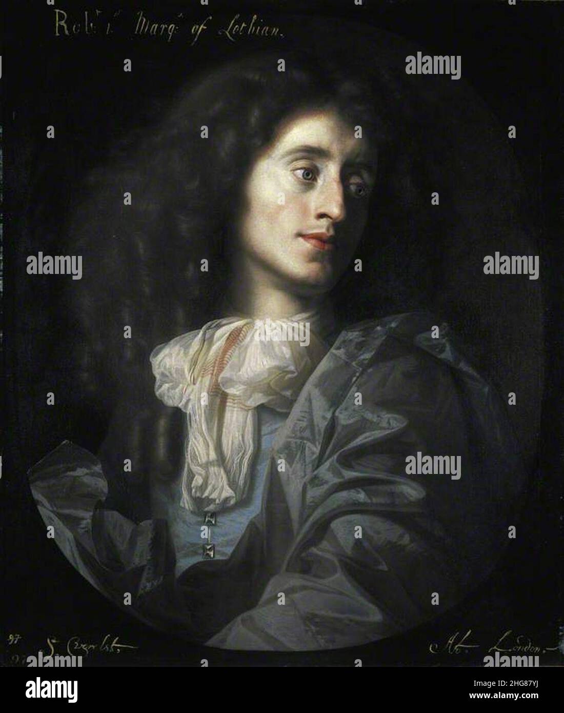 Simon Pietersz Verelst (1644-probablement 1721) - Robert Kerr (1636-1703), 1st marquis de Lothian, homme d'État - PG 1410 - National Galleries of Scotland. Banque D'Images