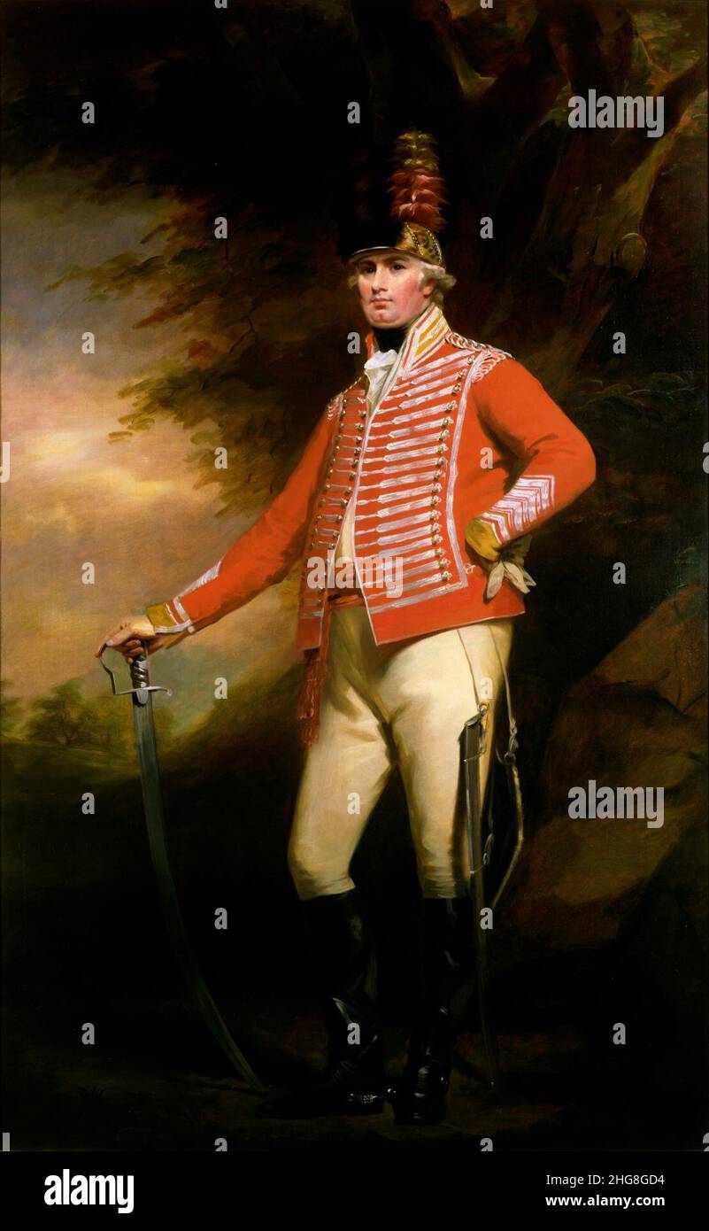 Sir Henry Raeburn - Portrait du lieutenant-colonel William Shirriff, H.E.I.C.S.(1759-1760-1802) - BF.1986,15 Banque D'Images