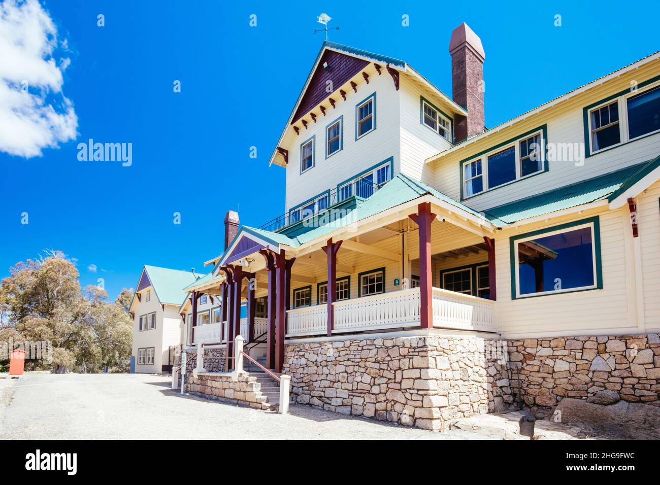 Mt Buffalo Chalet à Victoria Australie Banque D'Images