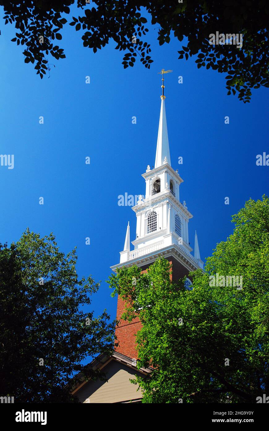 Memorial Chapel à l'université de Harvard Banque D'Images