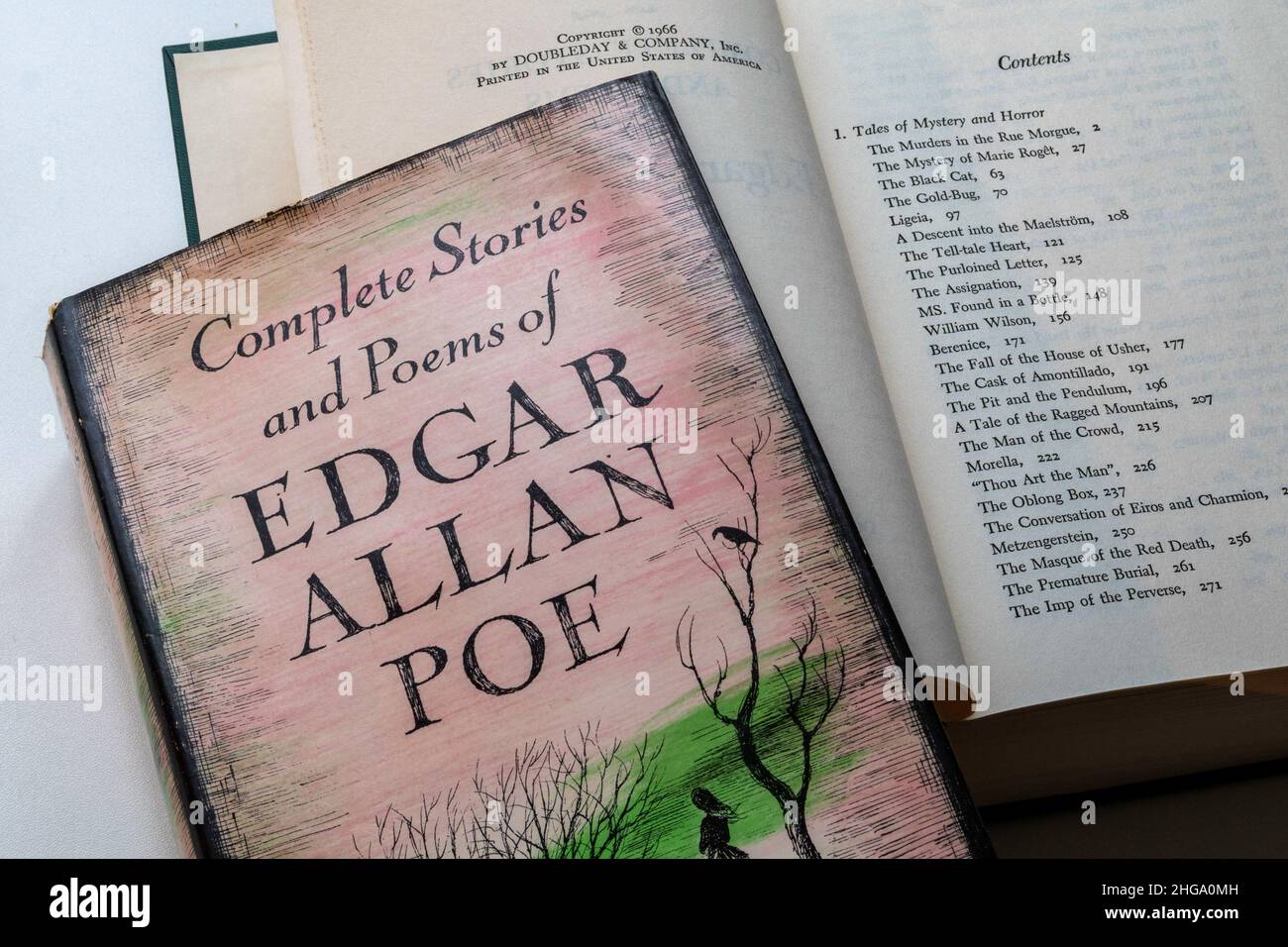 Édition 1966 « Complete Stories and Poems of Edgar Allan PoE », États-Unis Banque D'Images