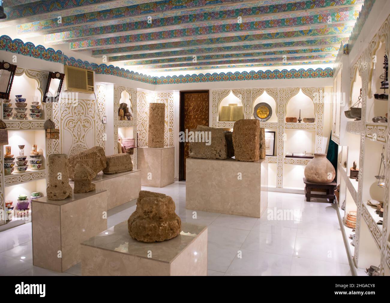 Musée privé, province de Jazan, Farasan, Arabie Saoudite Banque D'Images