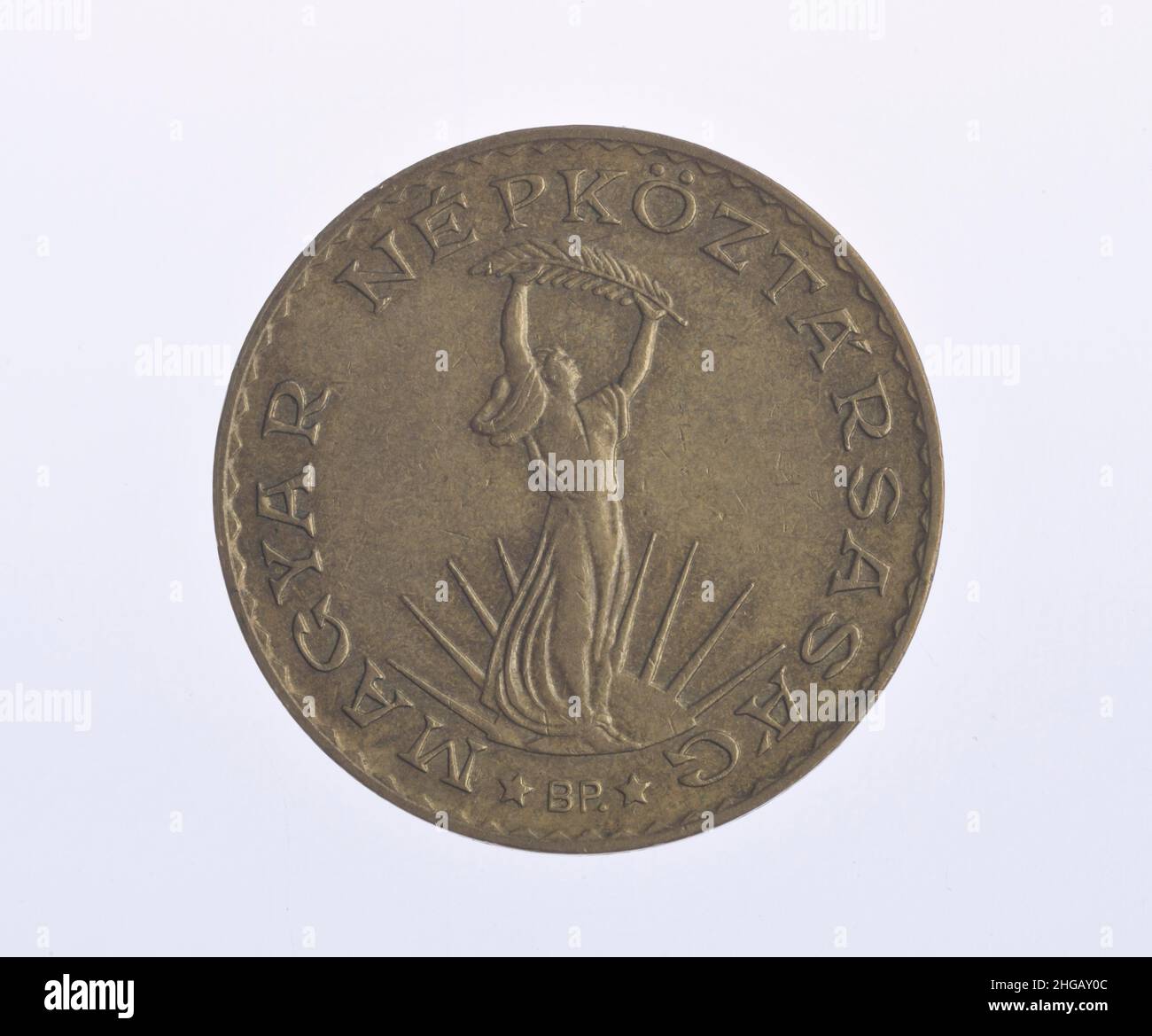 Signe de monnaie forint de hongrie Banque de photographies et d’images ...