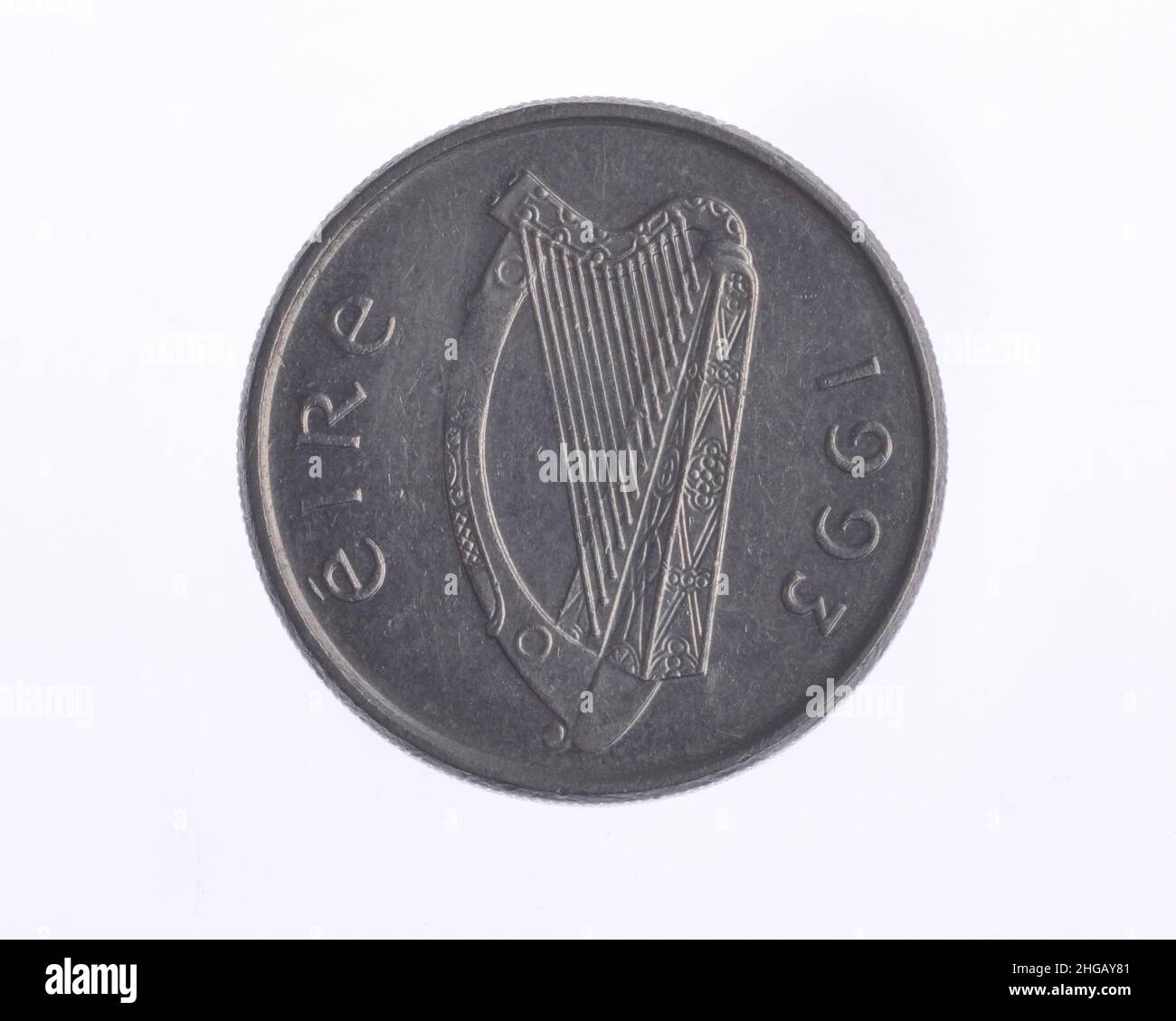 Coin, 5 pence, République d'Irlande Banque D'Images