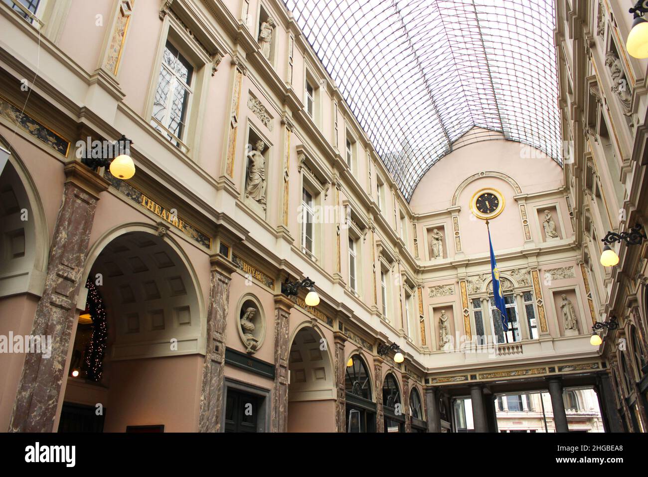 Bruxelles, Belgique; 01 26 2018: La Galerie de la Reine Banque D'Images