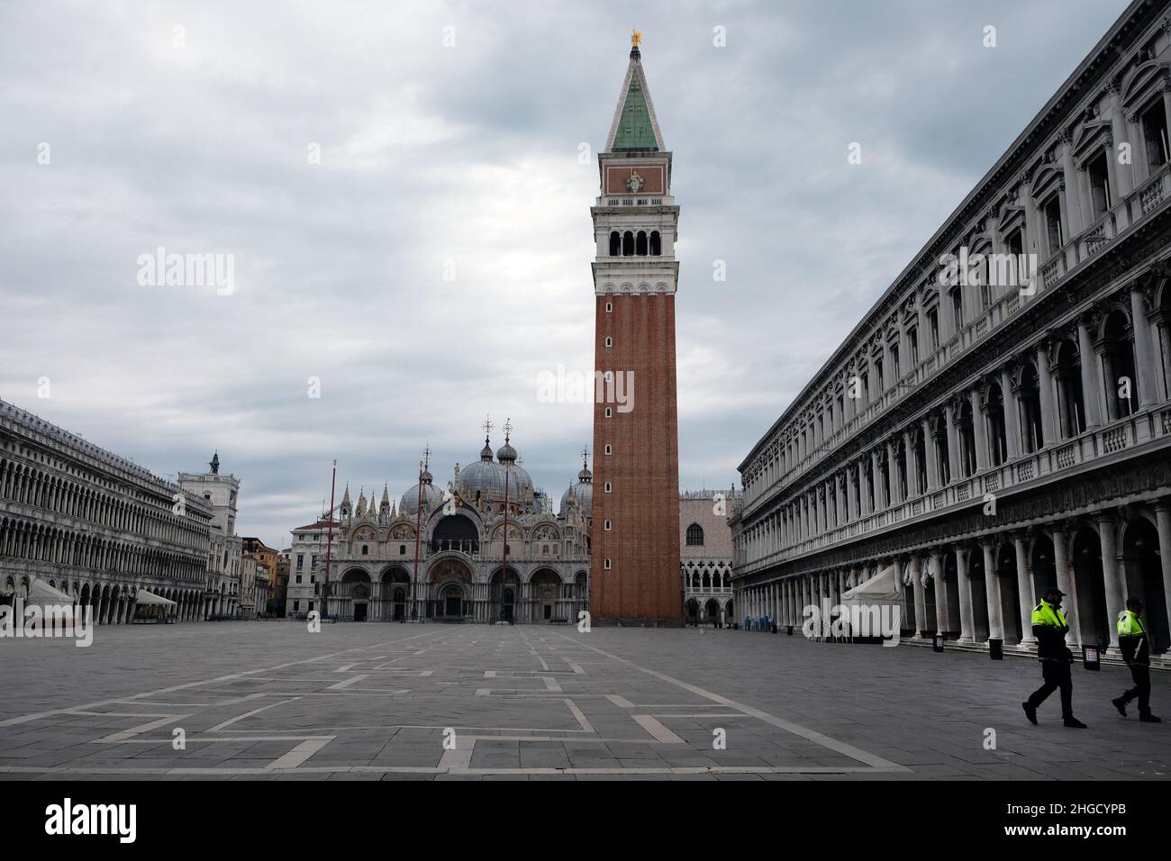 Une vue générale de Venise après que le gouvernement a imposé un verrouillage virtuel au nord de l'Italie.Venise, Italie Mars 14 2020.(MVS) Banque D'Images