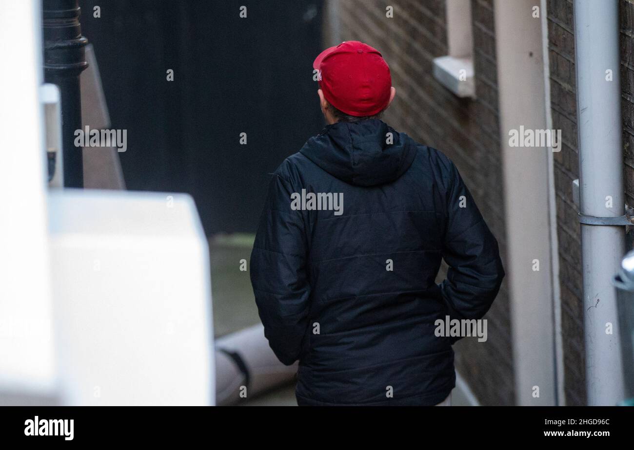 Londres, Angleterre, Royaume-Uni.20th janvier 2022.L'ancien conseiller politique en chef du Premier ministre britannique Boris Johnson DOMINIC CUMMINGS est vu à l'extérieur de sa maison.(Image de crédit : © Tayfun Salci/ZUMA Press Wire) Banque D'Images