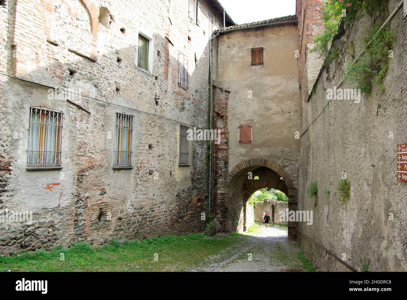 Piémont, Italie.Sanctuaire Sant'Antonio di Ranverso Banque D'Images