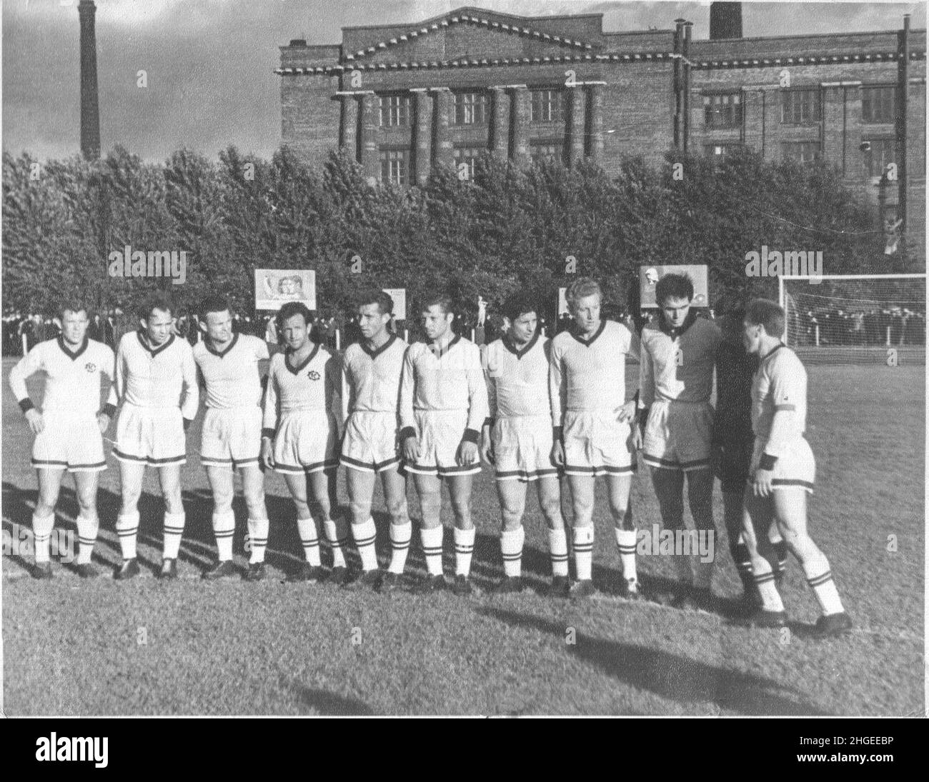 Football en URSS Banque D'Images