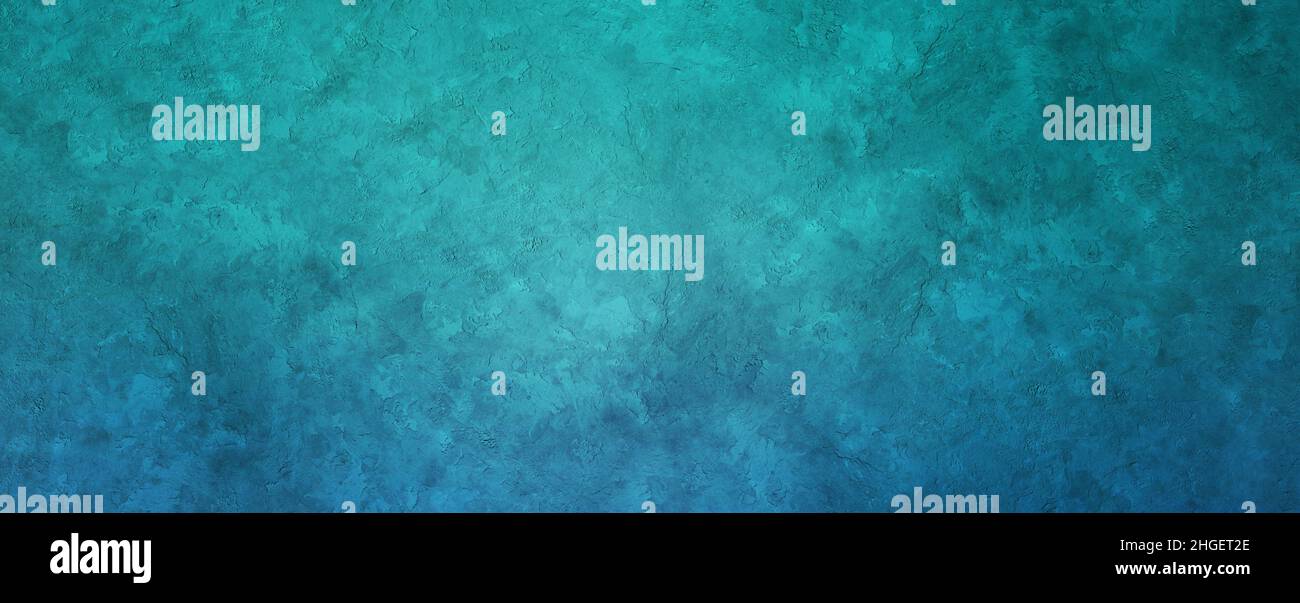 Luxueux mur de maçonnerie calme élégant Bleu avec des couleurs cyan foncé texture d'illustration fond d'écran rétro ancien concept pour les annonces, pour la presse de produit Banque D'Images