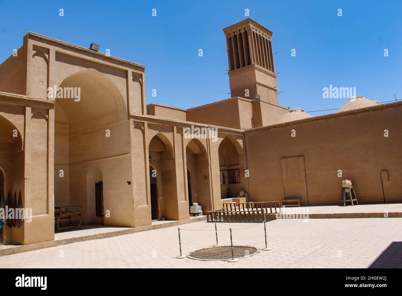 ville désertique, iran site classé au patrimoine mondial de l'unesco Banque D'Images