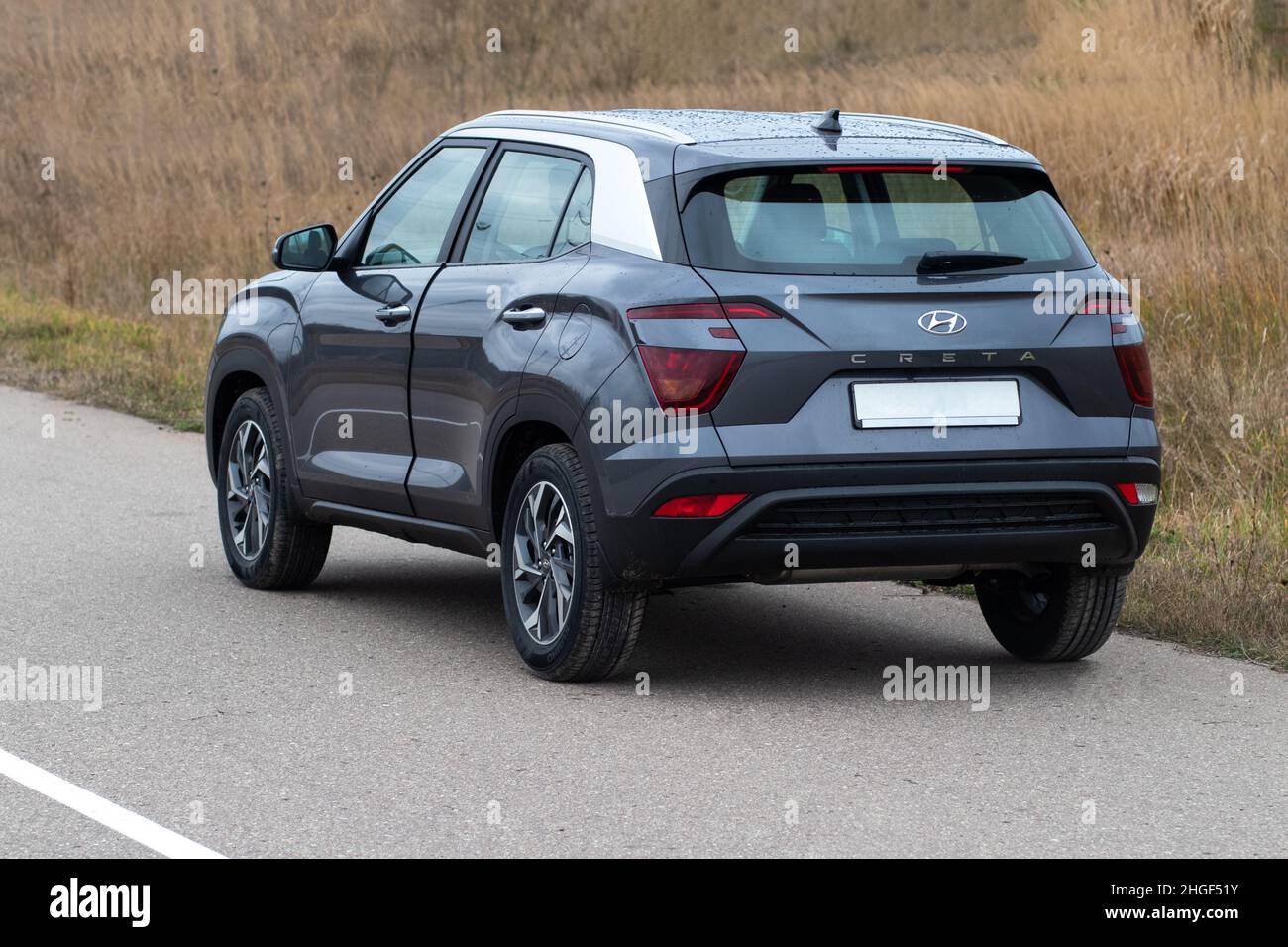 Grodno, Bélarus - 11.06.2021: Hyundai Creta 2021 car (Hyundai IX25) Banque D'Images