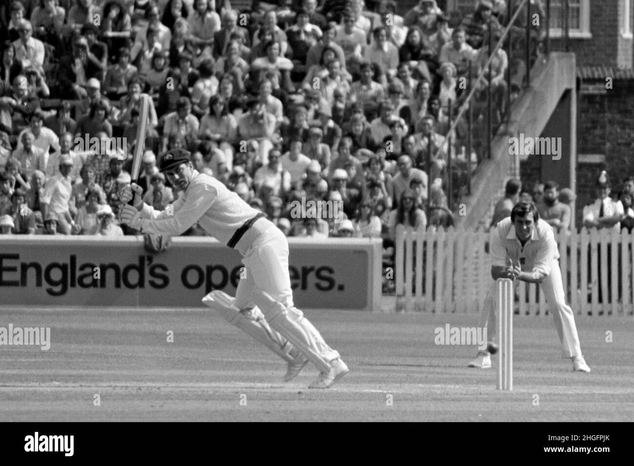 Greg Chappell (Australie) batting, Angleterre contre Australie, 5th Test Match, The Oval, Londres,Angleterre 25 - 30th août 1977 Banque D'Images