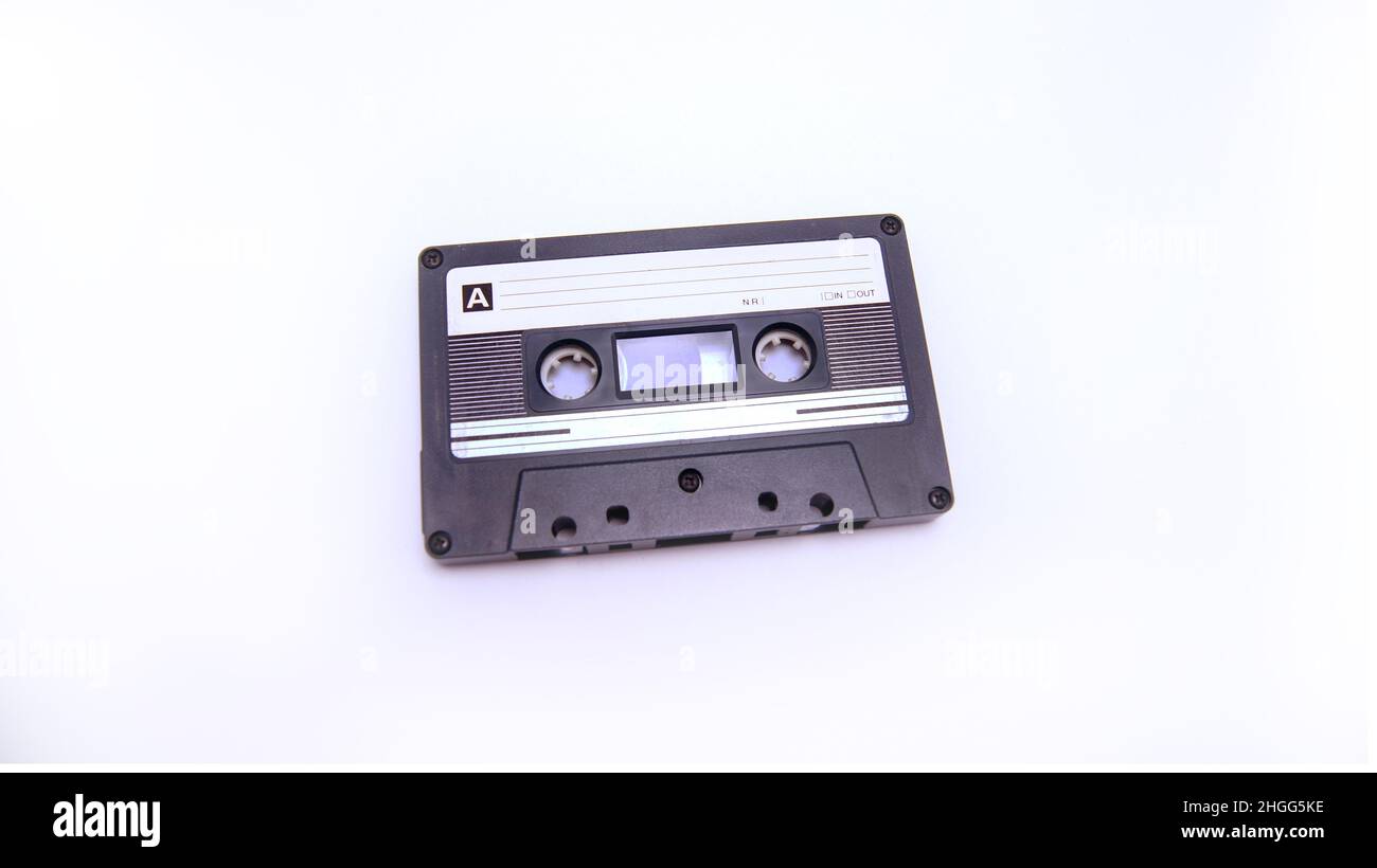 Cassette Retro Casette années 80 Audio musique d'Oldschool Photo Stock -  Alamy