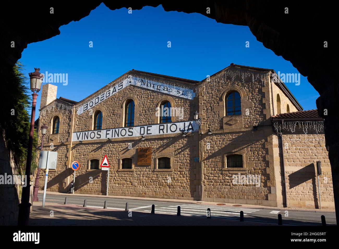 Muga Winery, Haro, La Rioja, Espagne Banque D'Images