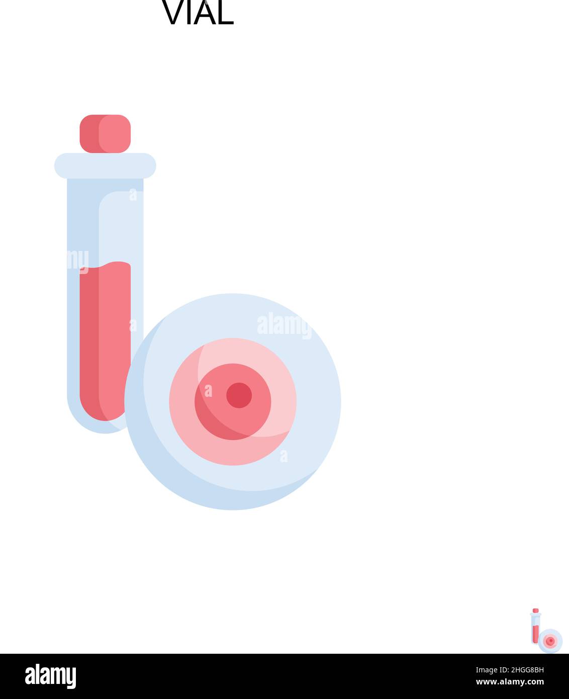 Flacon icône vecteur simple. Couleur parfaite pictogramme moderne sur contour modifiable.Icônes de flacons pour votre projet d'entreprise Illustration de Vecteur