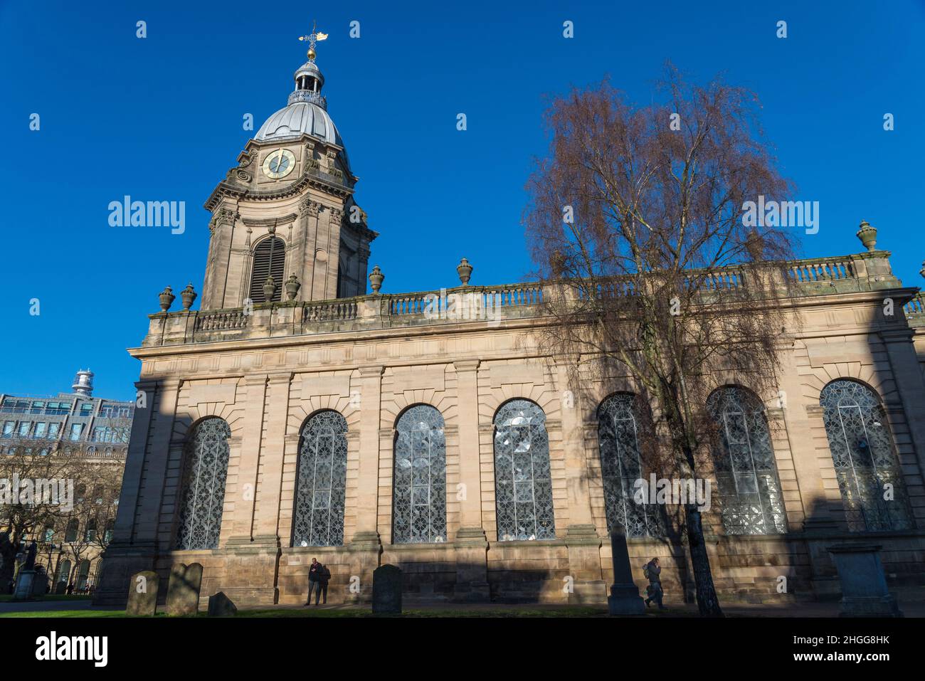 La Cathédrale St Philip's centre de Birmingham Banque D'Images