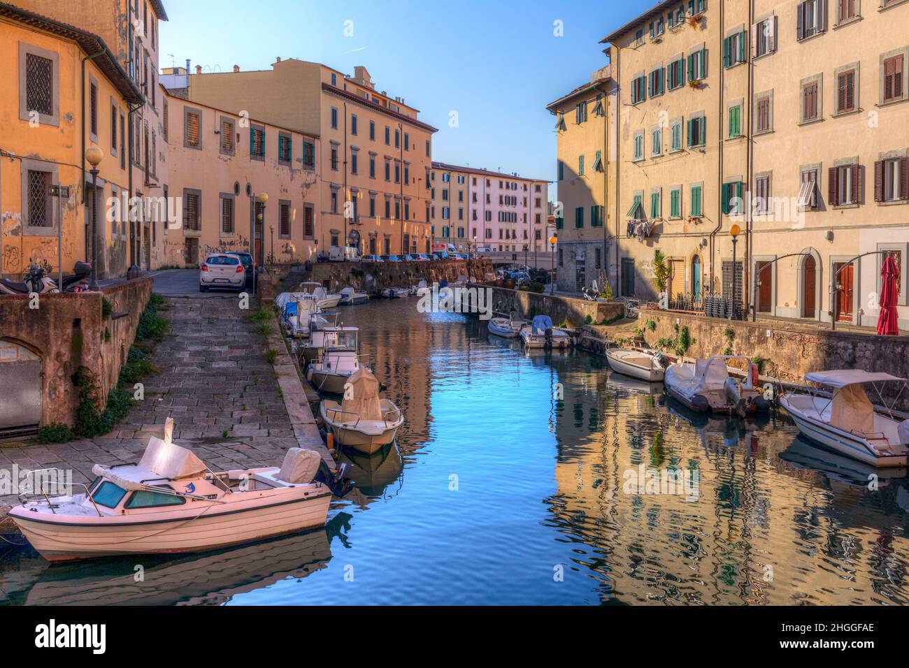 Livourne, Toscane, Italie Banque D'Images