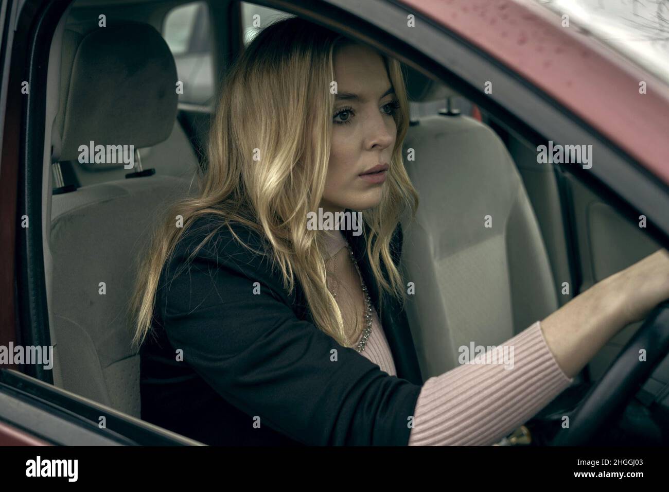 JODIE COMER dans HELP (2021), réalisé par MARC MUNDEN.Crédit : Channel 4 / One Shoe films / Album Banque D'Images