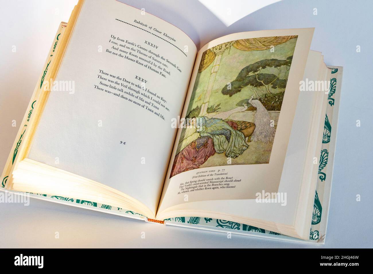 1952 Traduction en anglais de 'Rubaiyat of Omar Khayyam', USA Banque D'Images