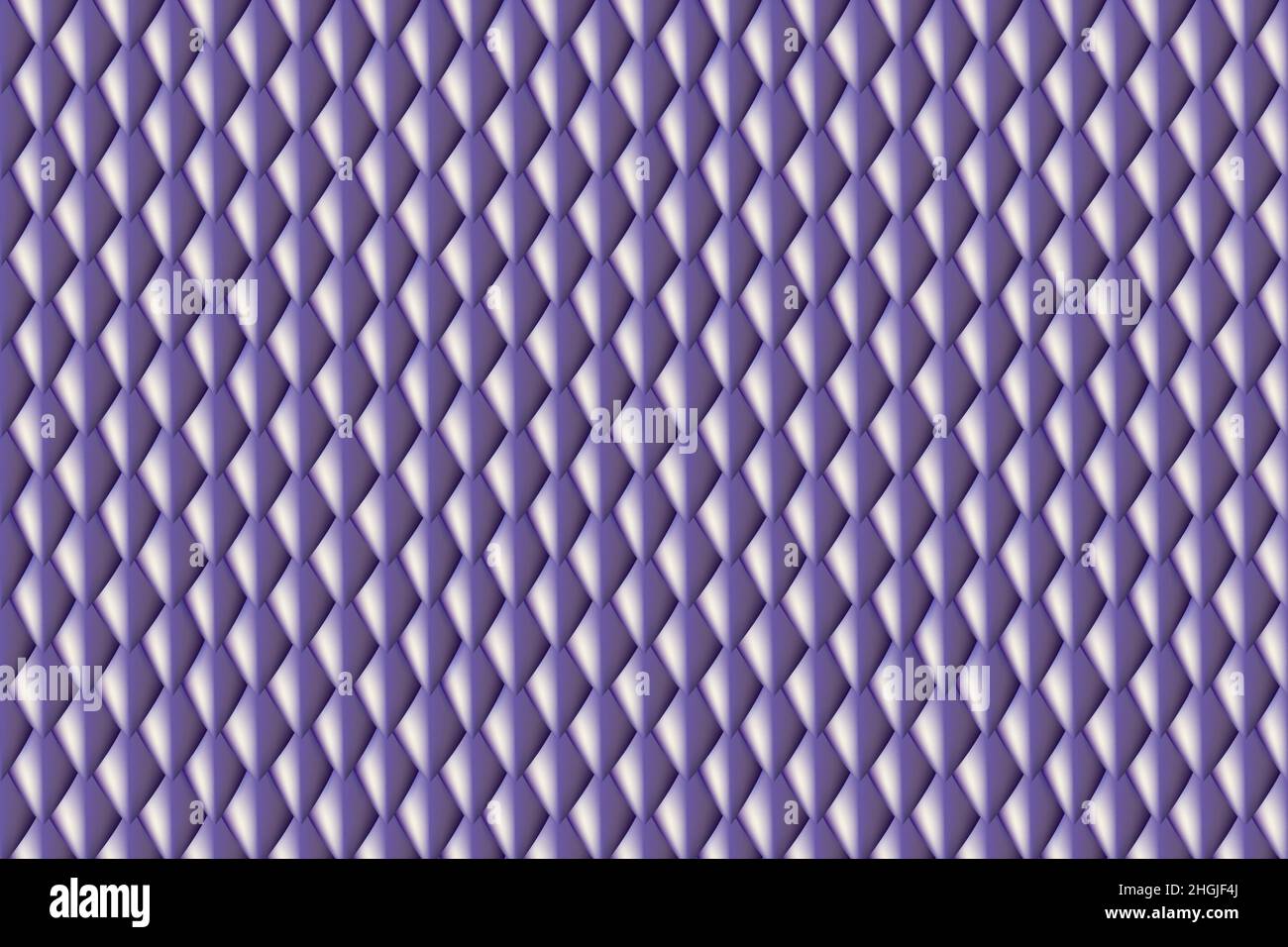 Fond géométrique sans couture de Dragon Squama.Motif de dégradé violet ou texture du toit.Papier peint minimal.Peau décorative de reptile ou queue de sirène. Illustration de Vecteur