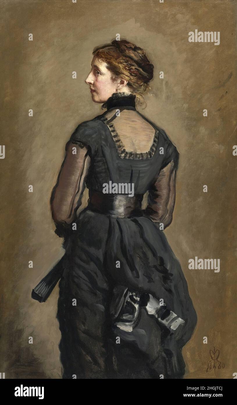 Millais John Everett - Collezione Privata Portrait de Kate Perugini, fille de Charles Dickens - 1880 - huile sur toile 125 x 80 cm - Banque D'Images