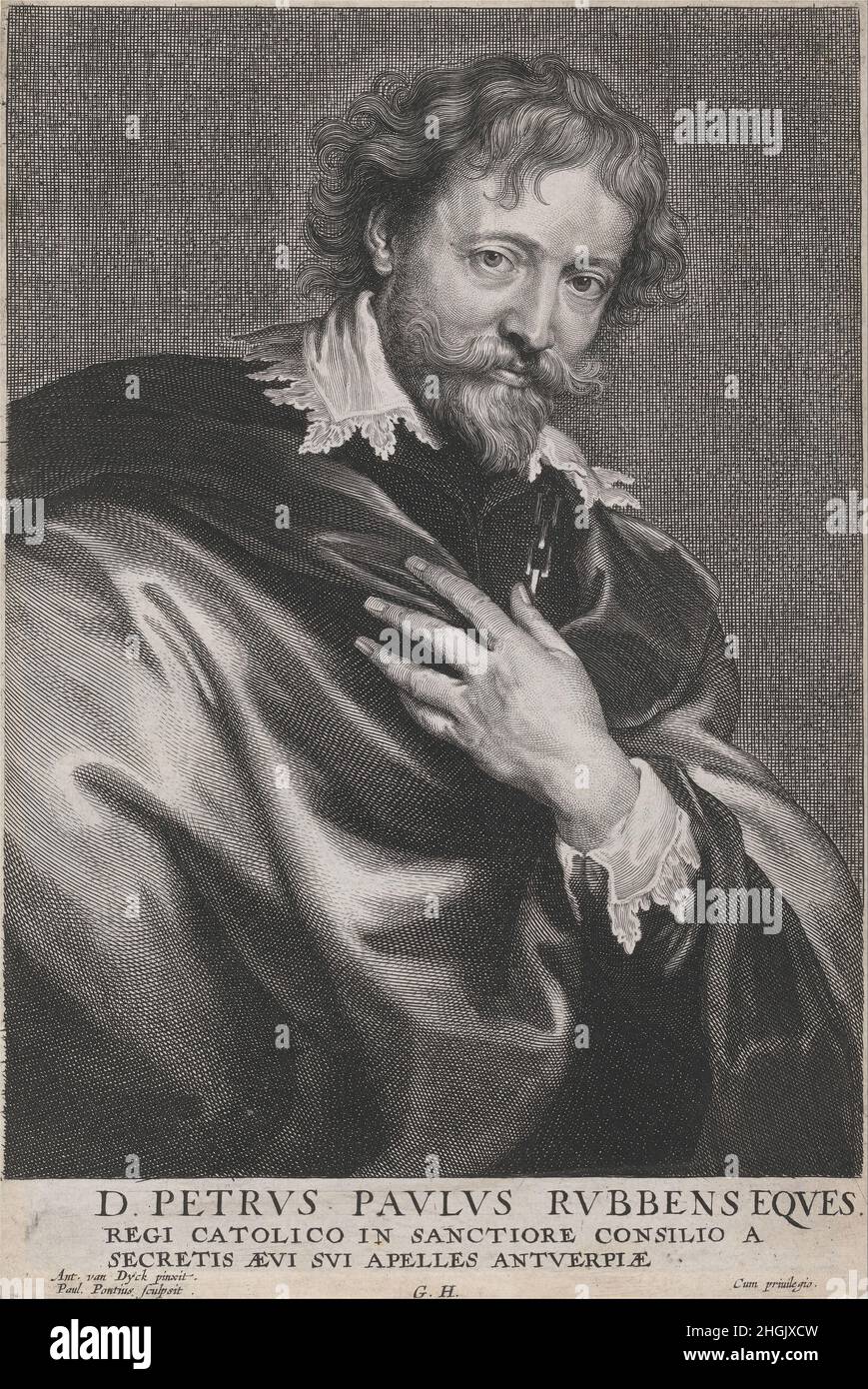 Paulus Pontius - D. Petrus Paulus Rubbens Eques Banque D'Images