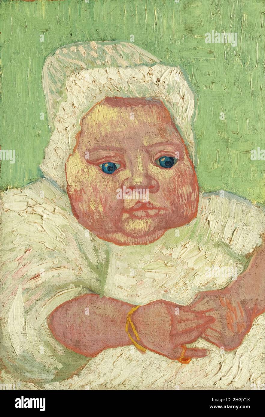 Van Gogh Vincent - Collection privée - le bébé Marcelle Roulin - 1888 -  huile sur toile 36 x 25 cm Photo Stock - Alamy