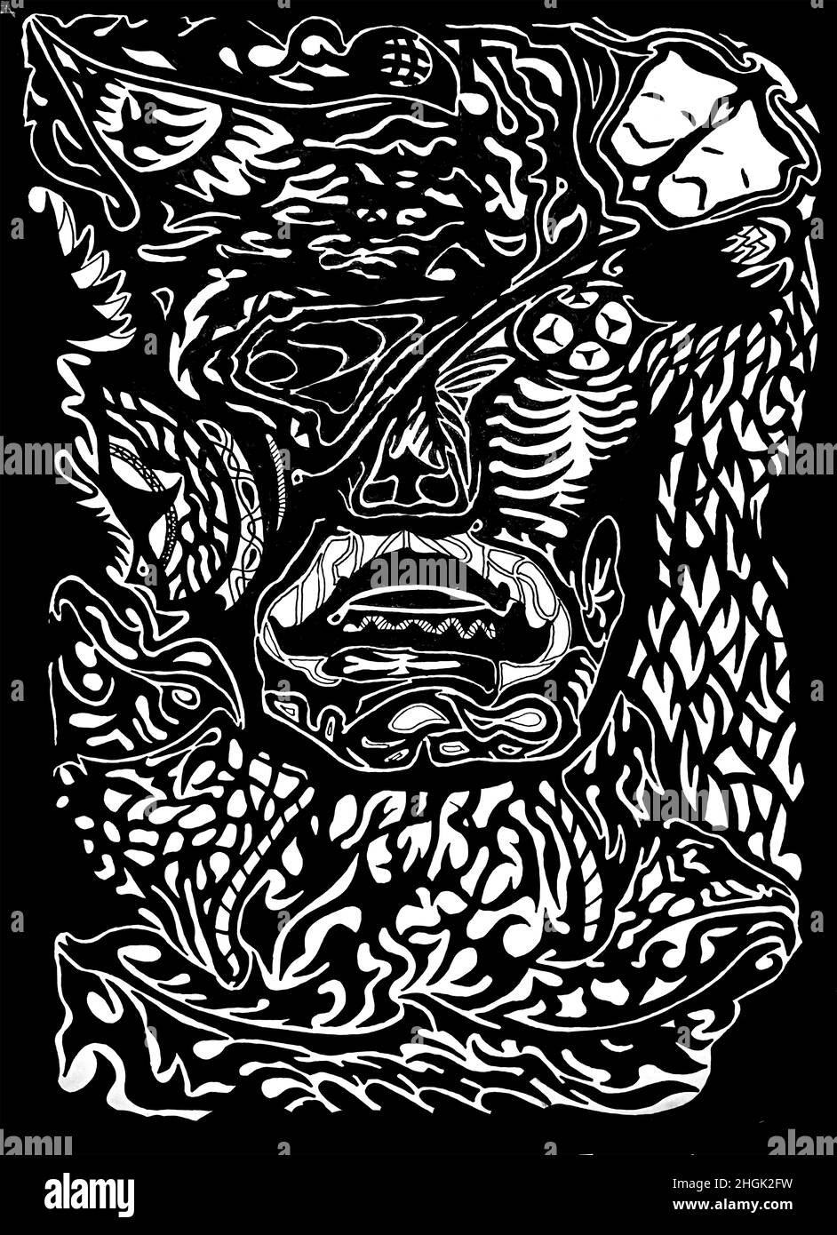 Conçu avec plusieurs images, puis combiné pour compléter le produit final.Cette conception numérique est un avantage nécessaire dans le monde d'aujourd'hui. Banque D'Images