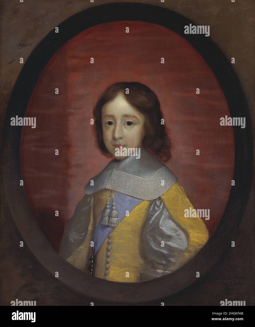 Cornelius Johnson - Guillaume III, Prince d'Orange, comme un enfant Banque D'Images