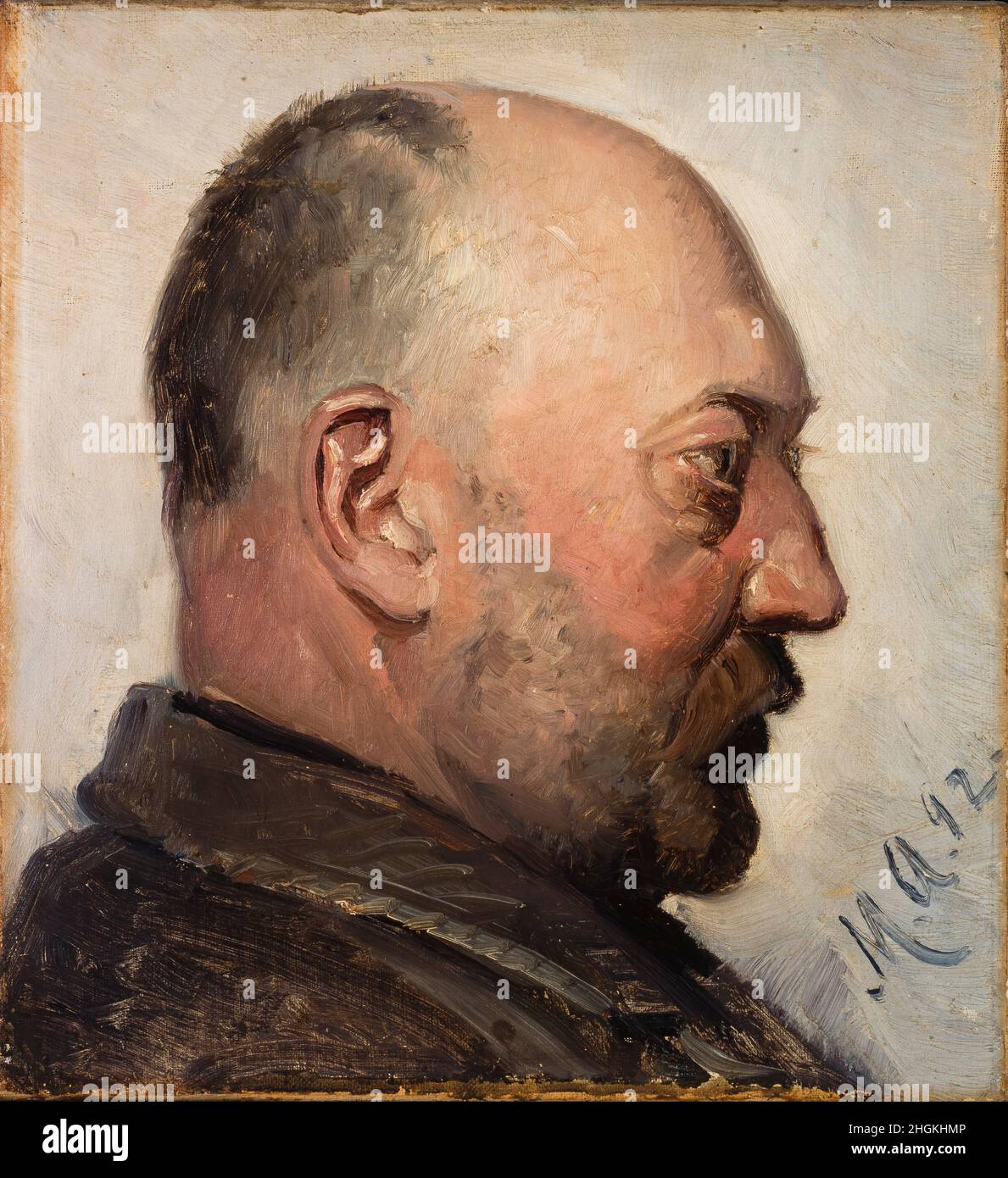 Michael Ancher - Thorvald Bindesbøll Banque D'Images