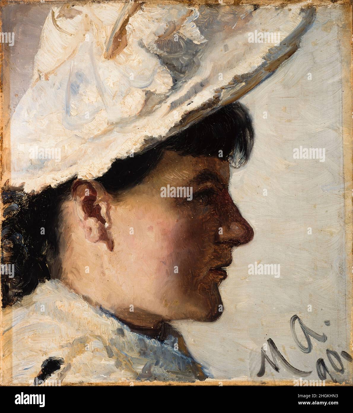 Michael Ancher - Gerda Ahlborn Banque D'Images