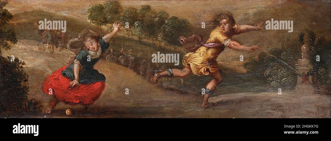 Attribuable à Johann Wilhelm Baur - Atalanta et Hippomenes Banque D'Images