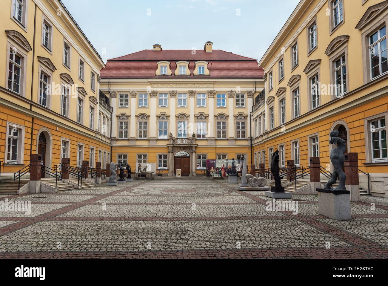 Musée de la ville de Wroclaw ancien Palais Royal - Wroclaw, Pologne Banque D'Images
