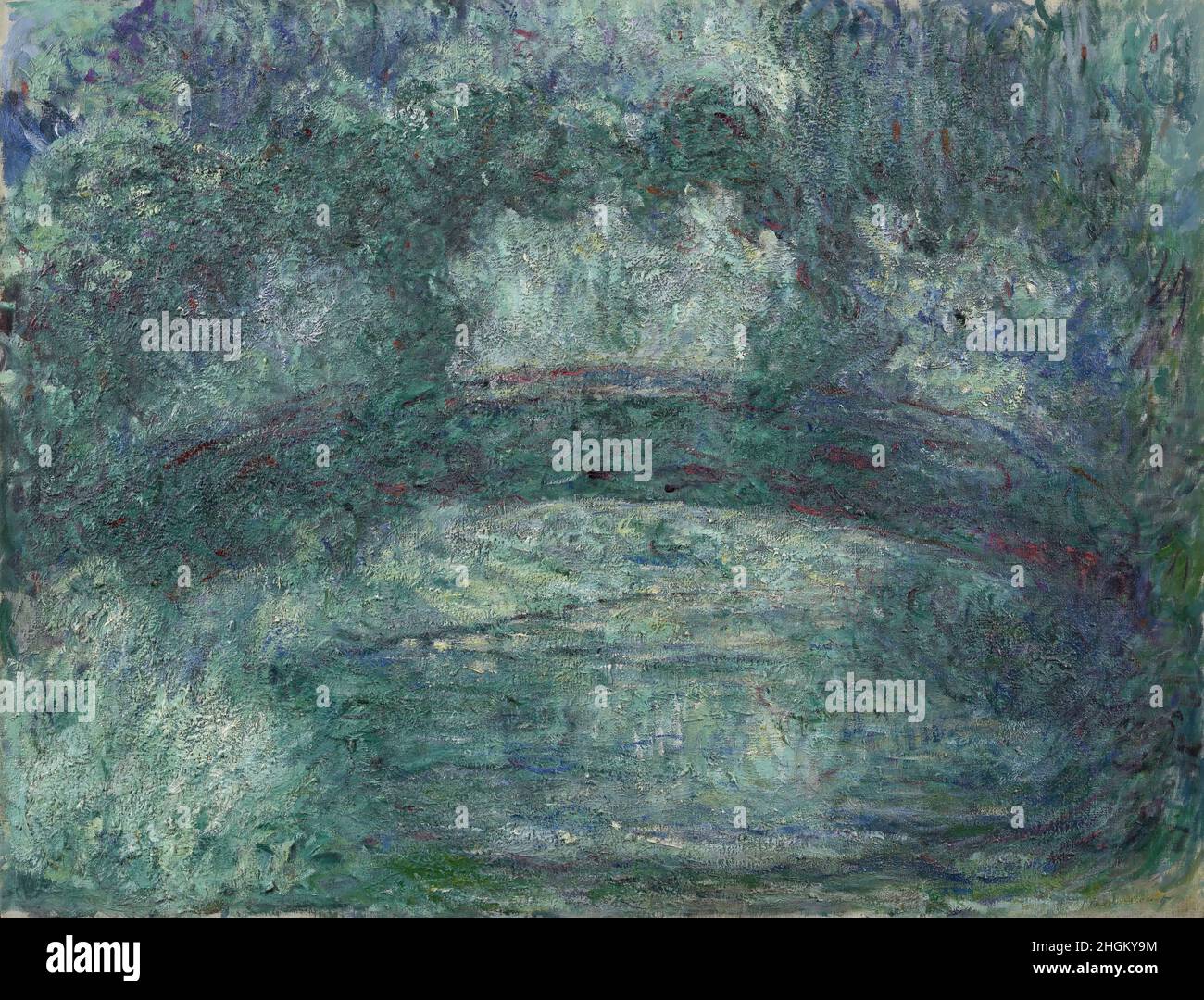 Monet Claude - Collection privée - le Pont japonais - 1919 24 - huile sur toile pas d'info Banque D'Images