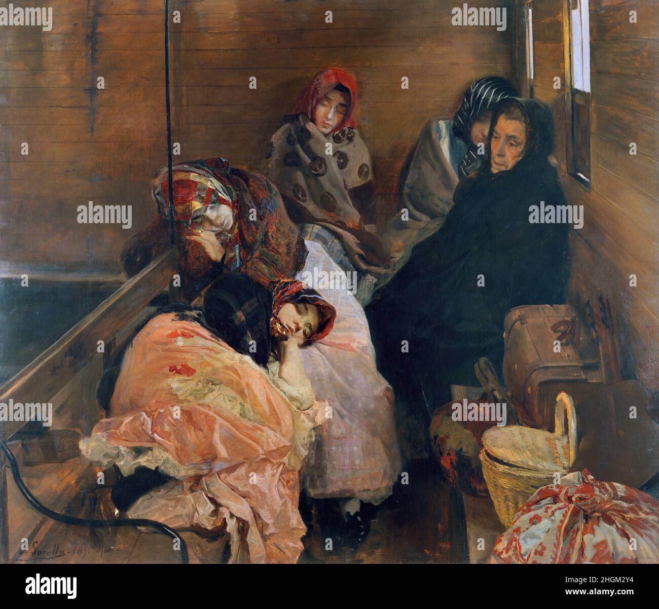Commerce d'esclaves blancs - 1895 - huile sur toile 166,5 x 195 cm - Sorolla Joaquín Banque D'Images
