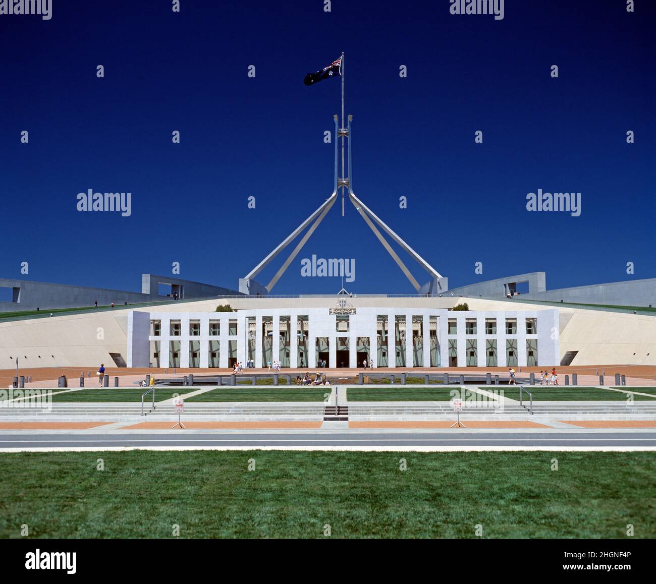 Australie.AGIR.Canberra.Nouvelle Chambre du Parlement. Banque D'Images