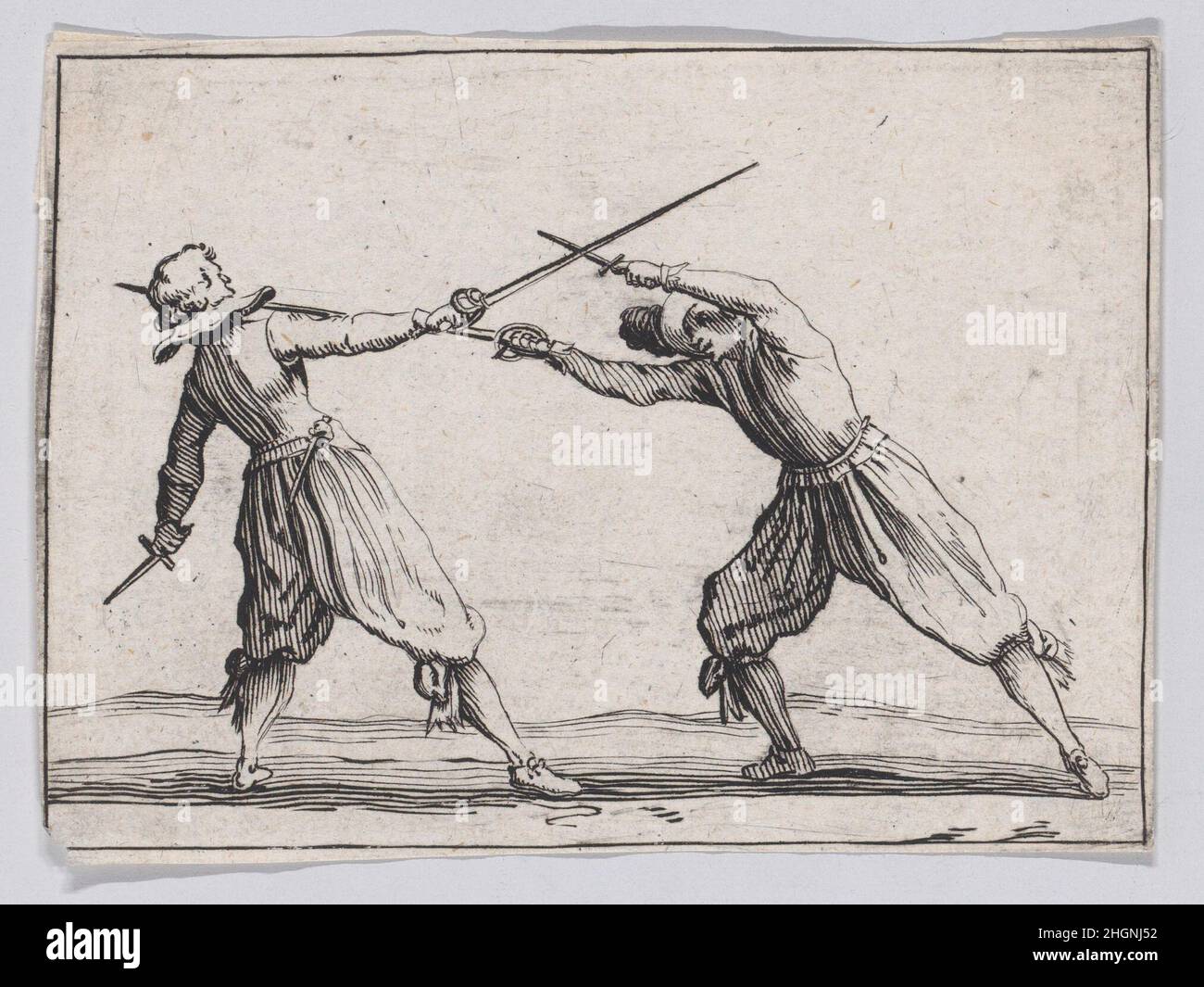 Le duel a lepee et au poignard Banque de photographies et d’images à haute résolution Alamy